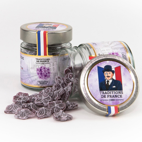 Violet hard candy